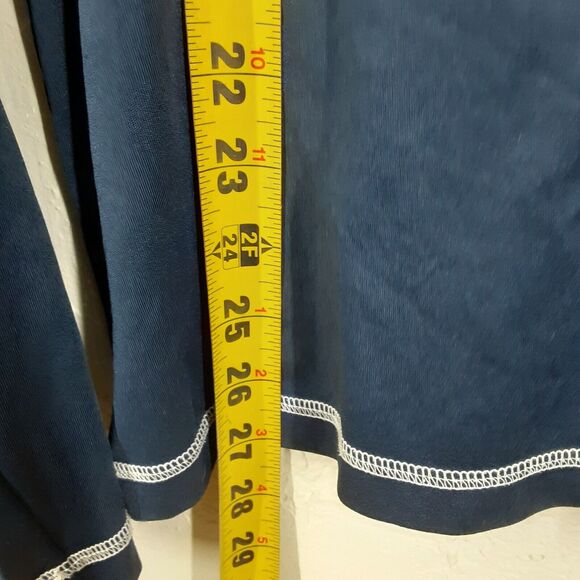 Samuel Adams Adult Mens Large Blue Long Sleeve Polyester Shirt - Picture 6 of 6